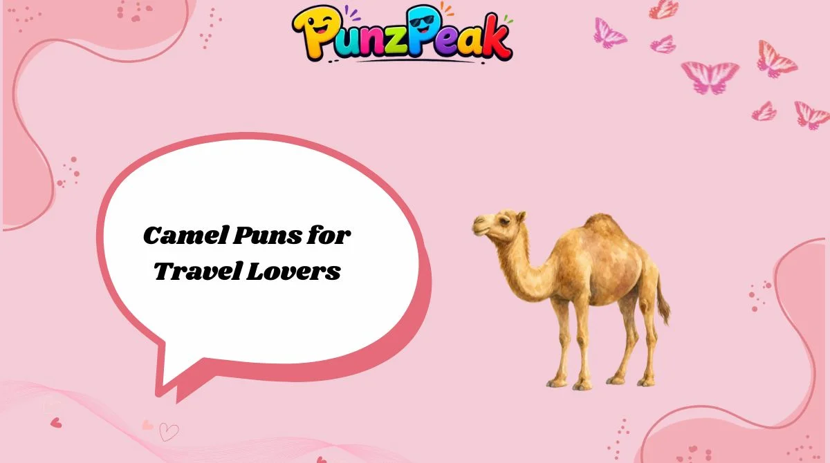 Camel Puns for Travel Lovers