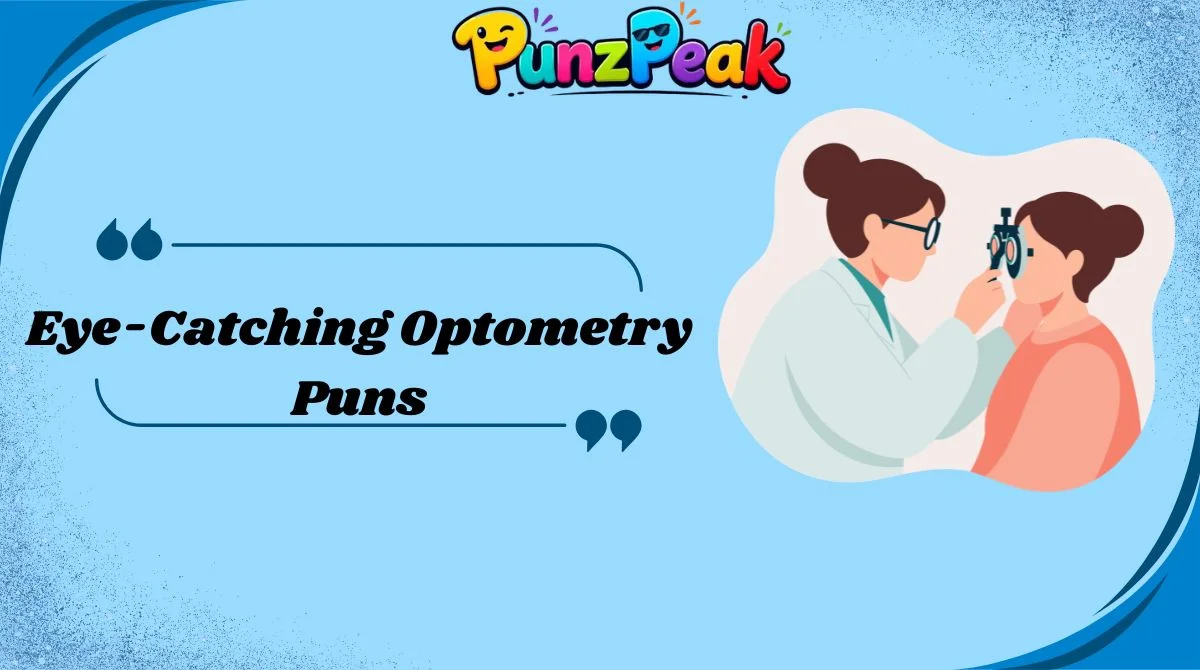 Eye catching optomet puns
