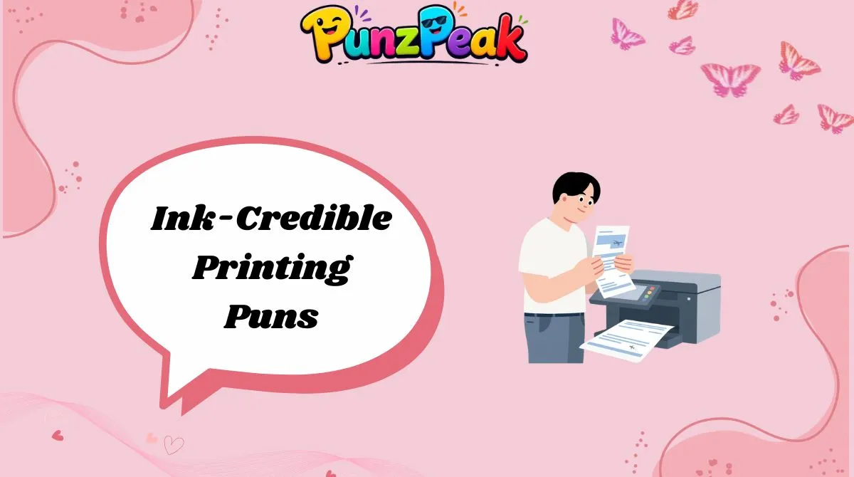 Ink-Credible Printing Puns
