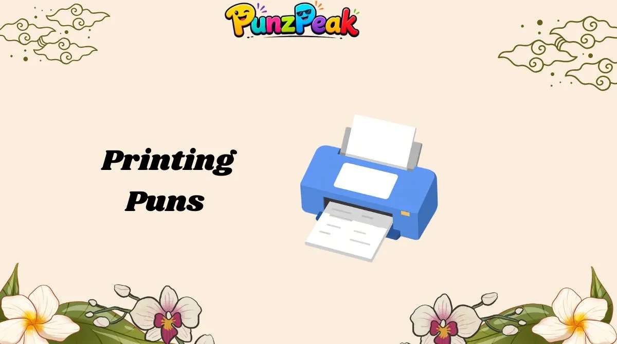 Printing Puns